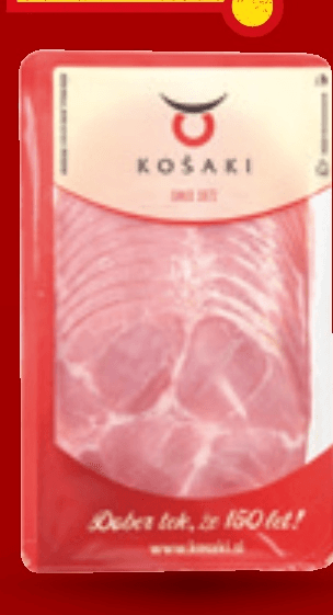 Prekajeni vrat 150 g Košaki - Akcija v trgovini Spar