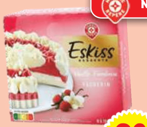 Sladoledna torta Eskiss 1.2 l - Akcija v trgovini E.Leclerc