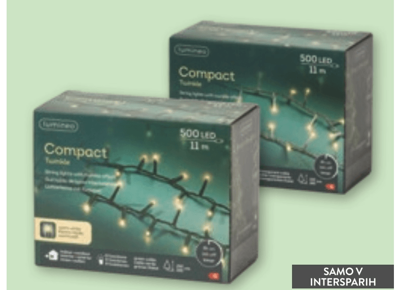 Lumineo Novoletne lučke - Akcija v trgovini Spar