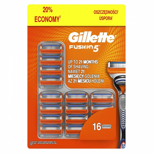 GILLETTE FUSION5 brivni nastavki 18 kosov - Akcija v trgovini Mueller