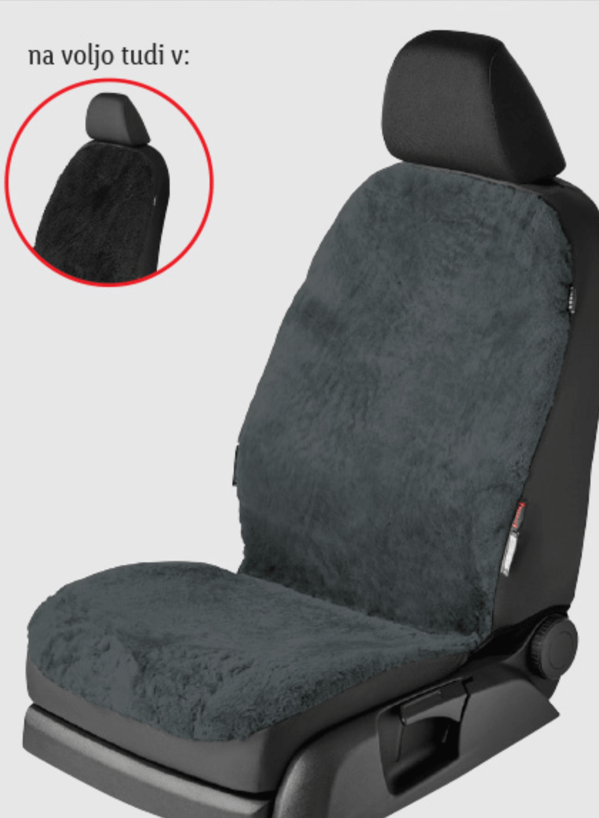 ULTIMATE SPEED Prevleka iz ovčje kože za avtomobilski sedež - Akcija v trgovini Lidl