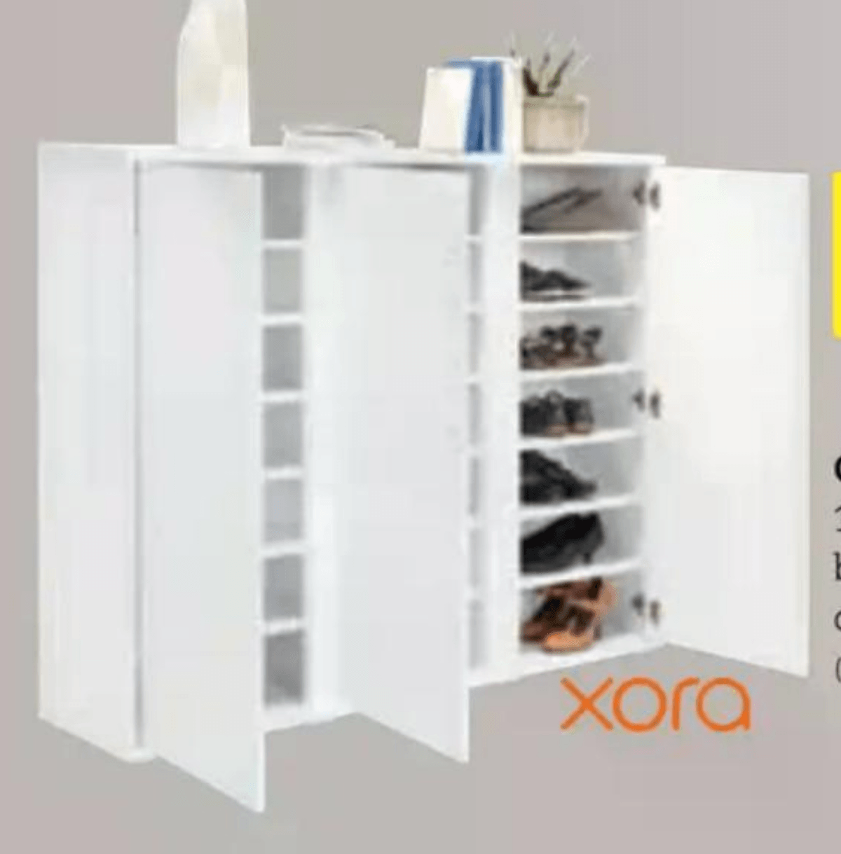 Omara za čevlje xora - Akcija v trgovini Lesnina