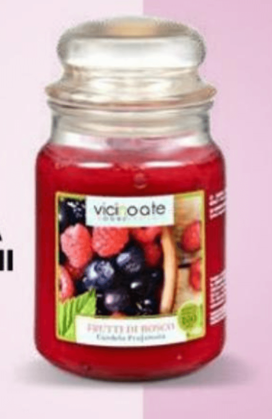 Velika dišeča sveča vicino ate - Akcija v trgovini Eurospin