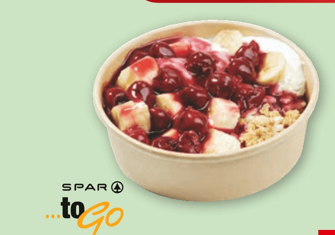 Skodelica Banana/Češnja SPAR toGo - Akcija v trgovini Spar