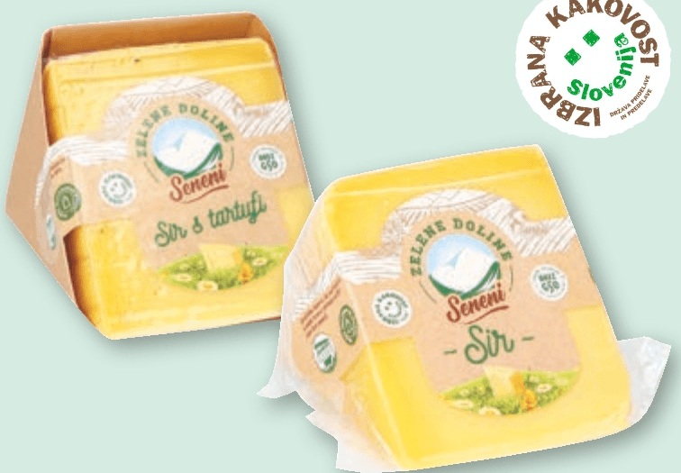 Seneni sir cca 280 g ZELENE DOLINE - Akcija v trgovini Spar