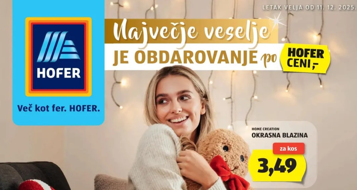 Hofer katalog Več kot fer od 11.12. do 20.12.2025