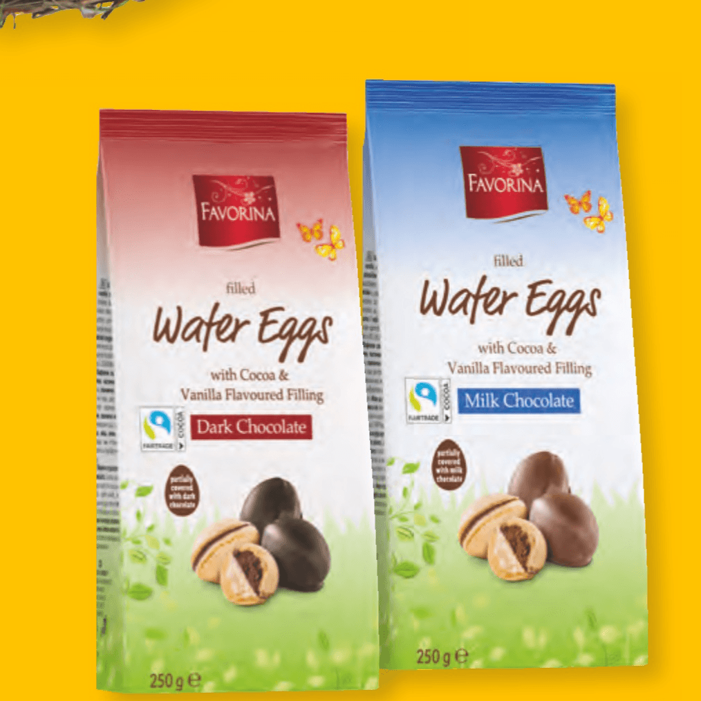 FAVORINA Hrustljava vafelj jajčka 250 g - Akcija v trgovini Lidl