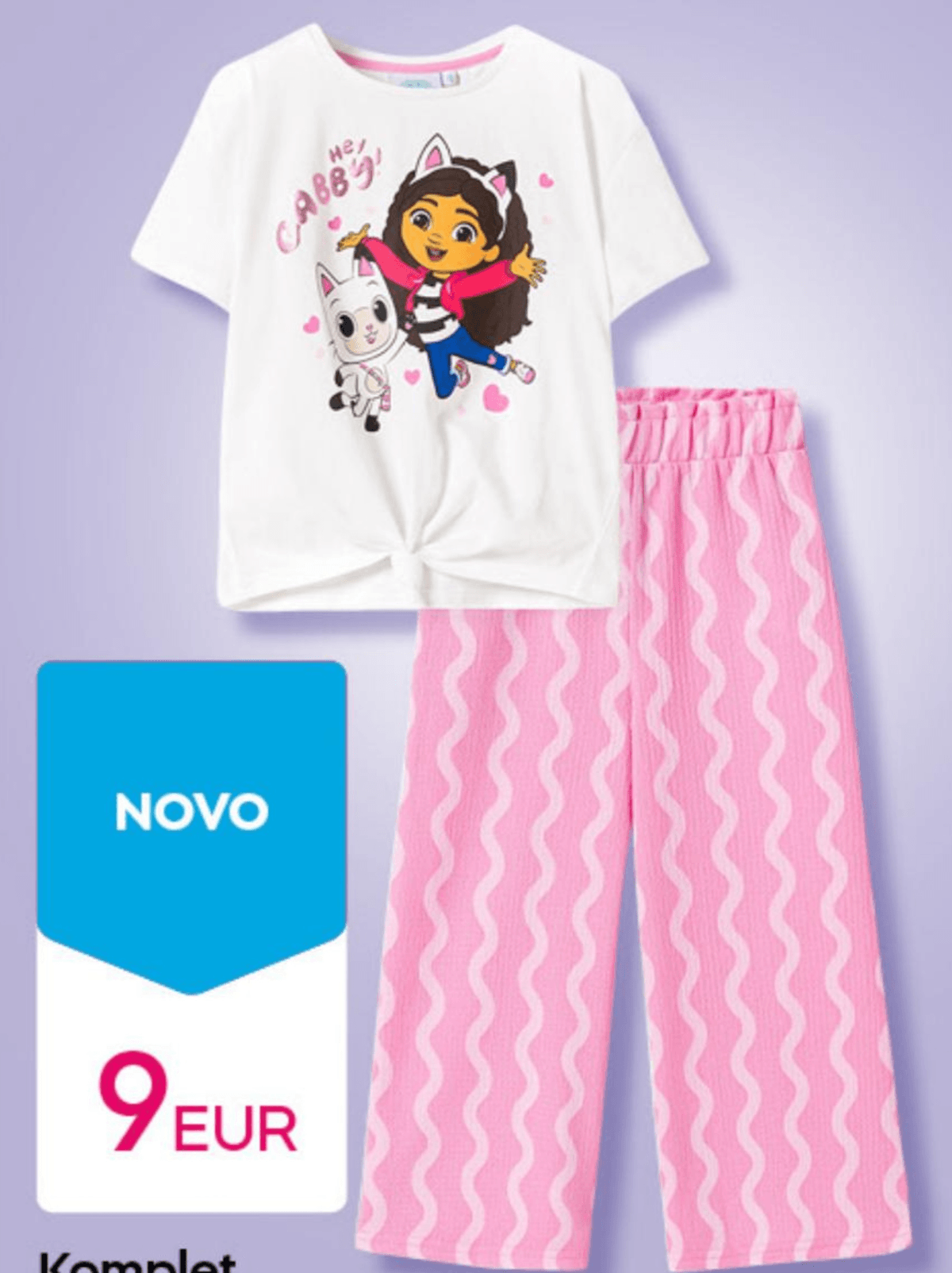 Komplet za deklice Gabby's Dollhouse - Akcija v trgovini Pepco