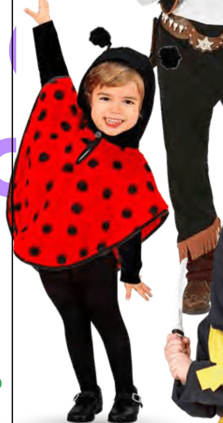 Otroški kostum pirat, tiger ali pikapolonica - Akcija v trgovini Mercator