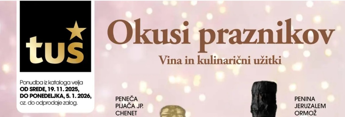 Tuš katalog Okusi praznikov od 19.11. do 05.01.2026