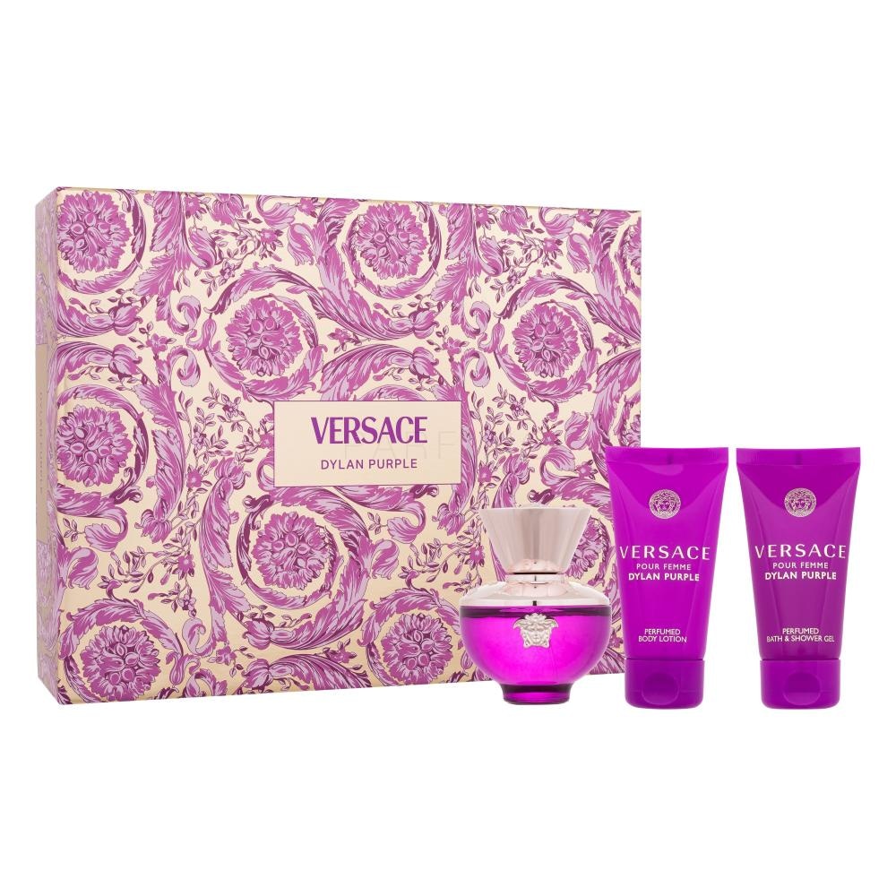 VERSACE Dylan Purple Set 50 ml + 50 ml + 50 ml - Akcija v trgovini Kompas Shop