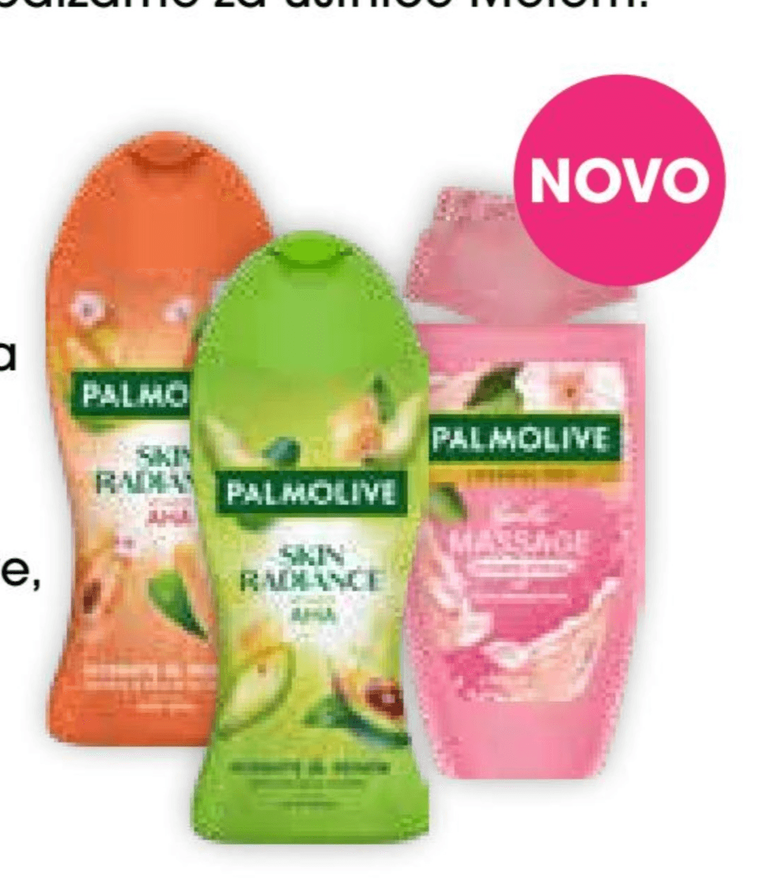 Palmolive gele za prhanje 250 ml - Akcija v trgovini Tuš