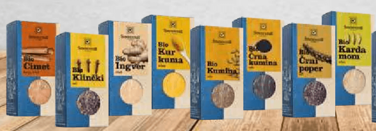 Izbrane začimbe Sonnentor - Akcija v trgovini Mercator