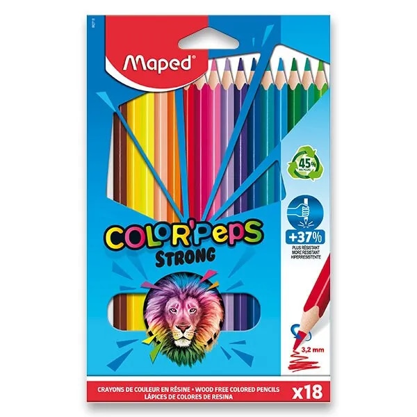 Maped Color'Peps Strong barvice 18/1 Akcija v trgovini E.Leclerc