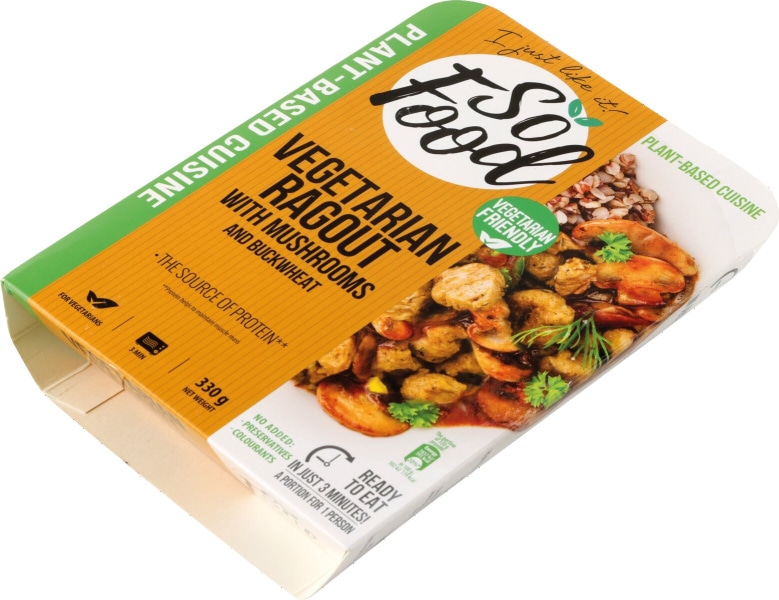 Vegetarian Ragu 330 g So Food - Akcija v trgovini Mercator
