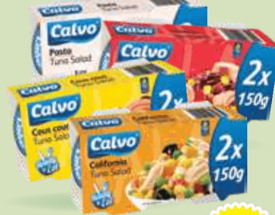 Tunina solata Calvo 2x 140 g ali 2x 150 g - Akcija v trgovini E.Leclerc