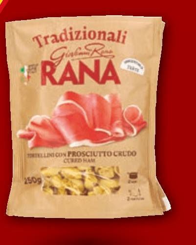 Rana Tortelini s pršutom 250 g - Akcija v trgovini Spar