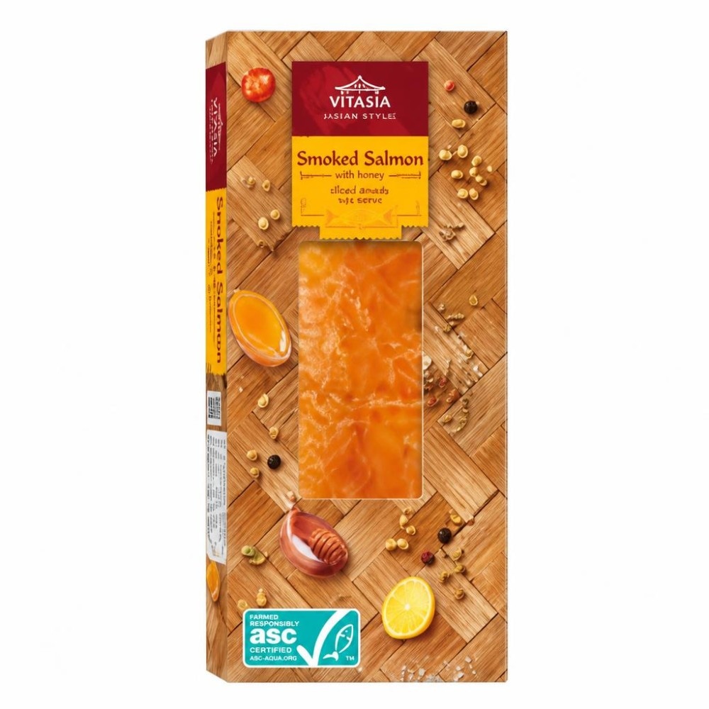 Vitasia dimljen losos z začimbami 125 g Akcija v trgovini Lidl