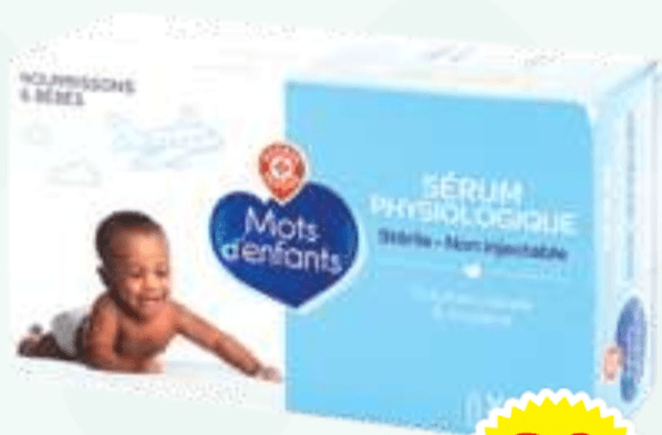 Mots d'enfants Fiziološka raztopina 40x 5 ml - Akcija v trgovini E.Leclerc
