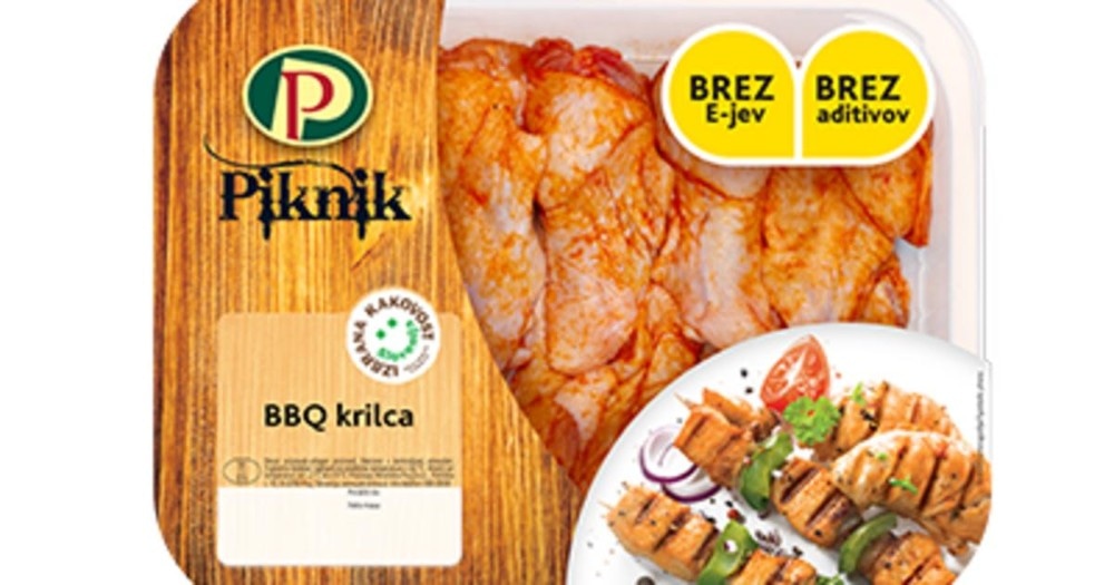 BBQ piščančja krilca Perutnina Ptuj Piknik 500 g - Akcija v trgovini E.Leclerc