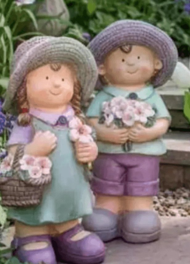 Dekorativna figura otroka "COTTAGE SPRING" - Akcija v trgovini Lesnina