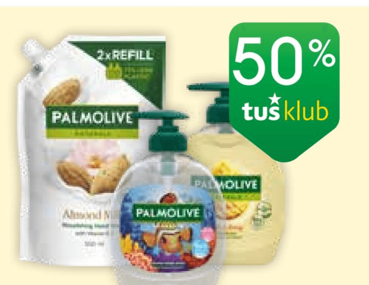 Palmolive Tekoče milo - Akcija v trgovini Tuš