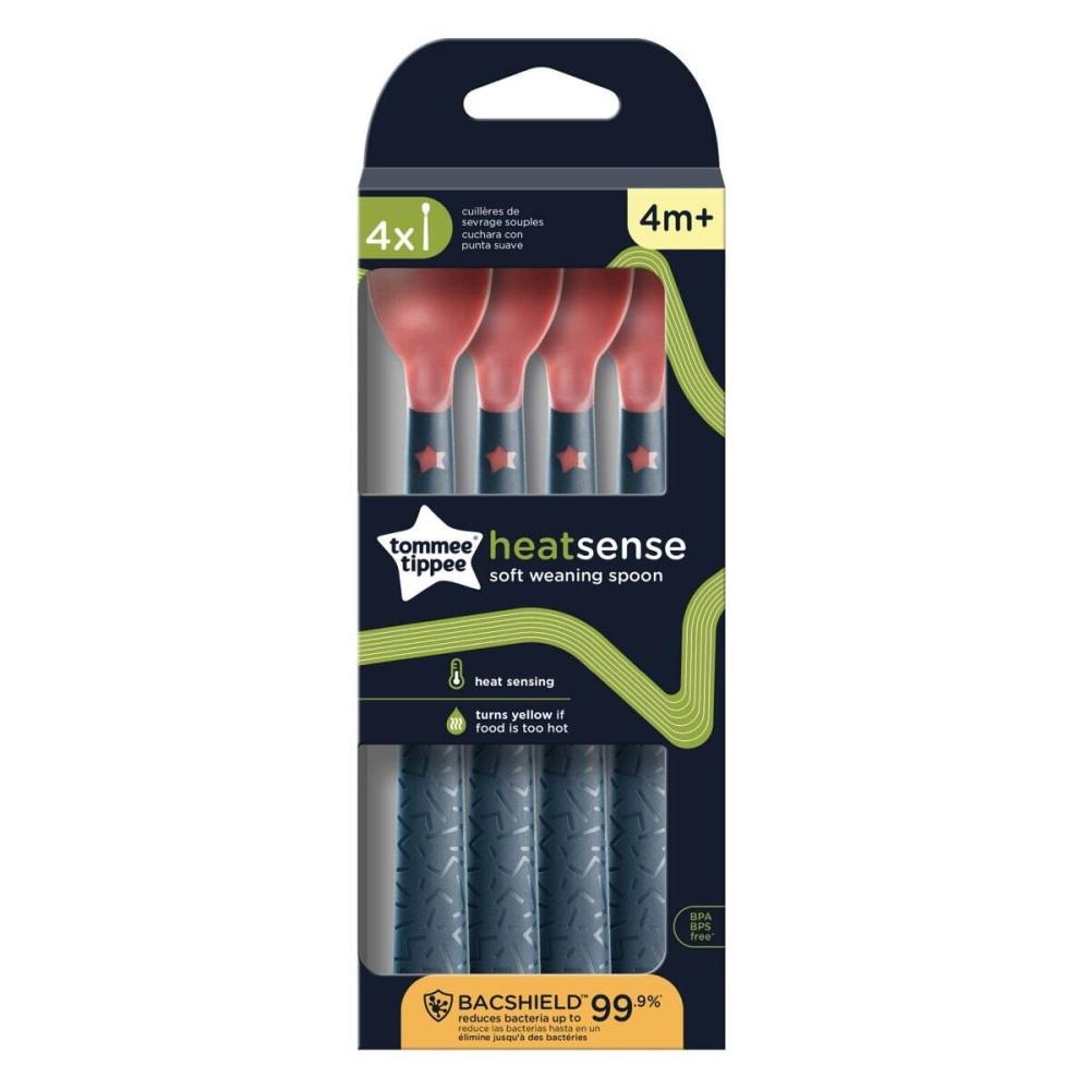 Tommee Tippee Toplotno občutljive žličke 4/1 - Akcija v trgovini E.Leclerc