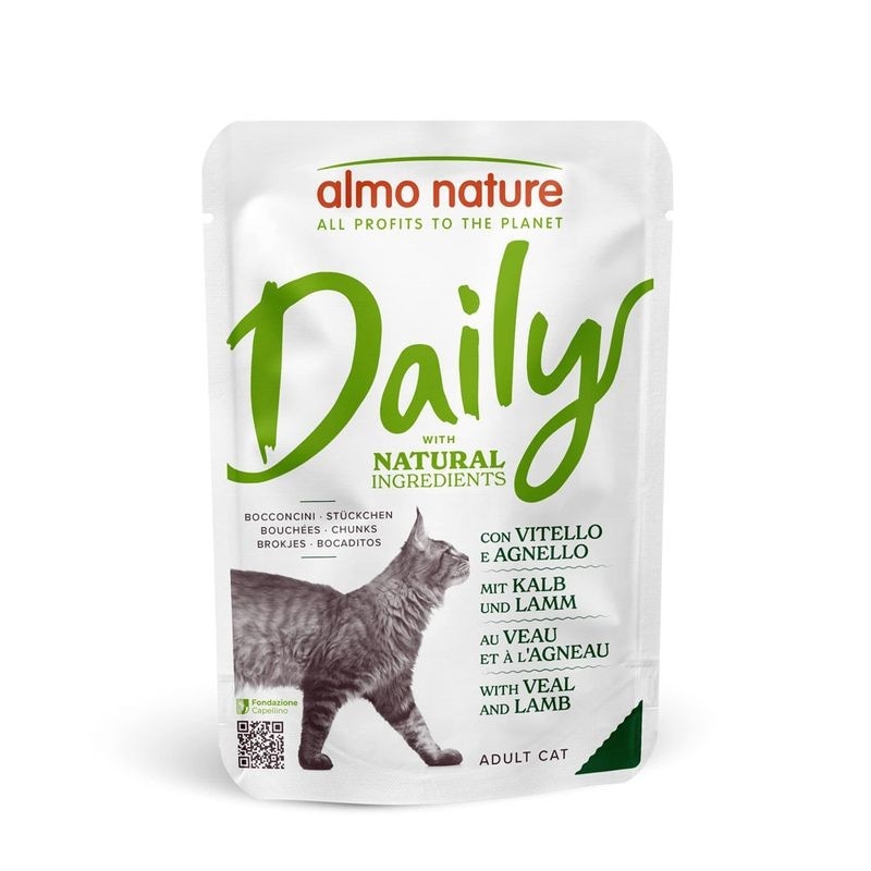 Pakiranje mokre hrane Almo Nature Daily 70g - Akcija v trgovini Mr. Pet