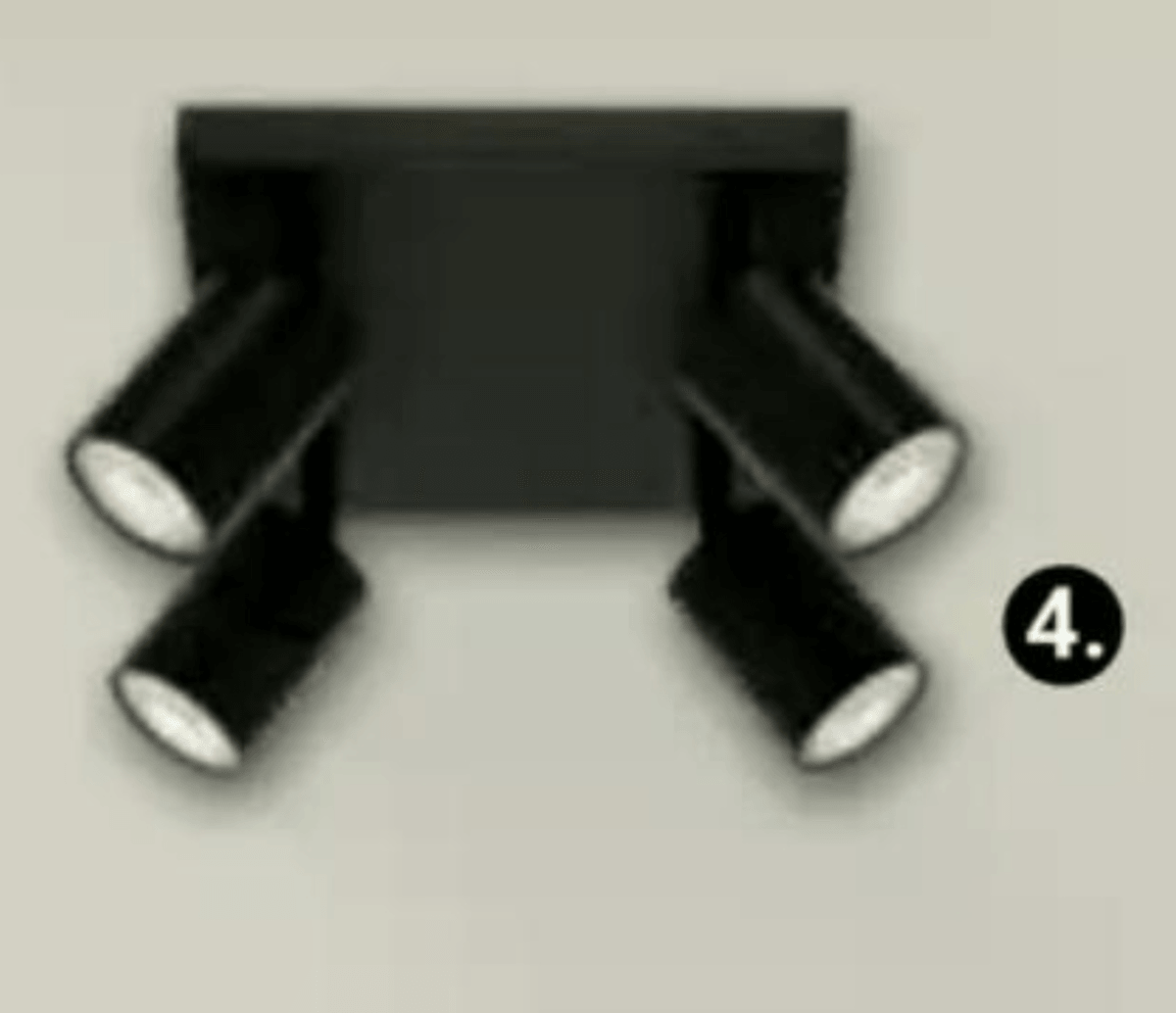 Točkovni reflektor Elemental 4 x GU10 OSRAM - Akcija v trgovini Pevex