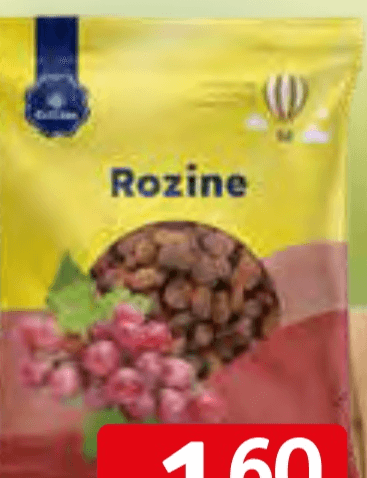 Odlično Rozine 250 g - Akcija v trgovini Jager