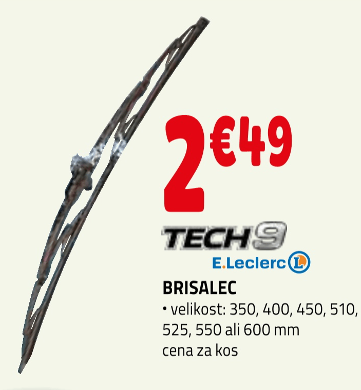 TECHS Brisalec - Akcija v trgovini E.Leclerc