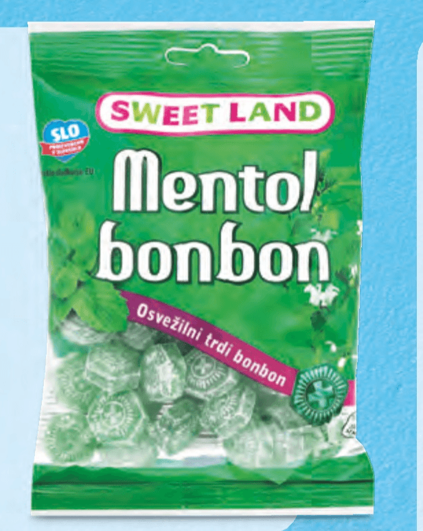 Sweet Land Mentolovi Bonboni 200 g - Akcija v trgovini Hofer