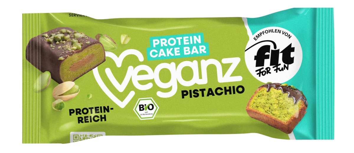 Veganz Protein Cake Bar Pistachio 45 g - Akcija v trgovini Mueller