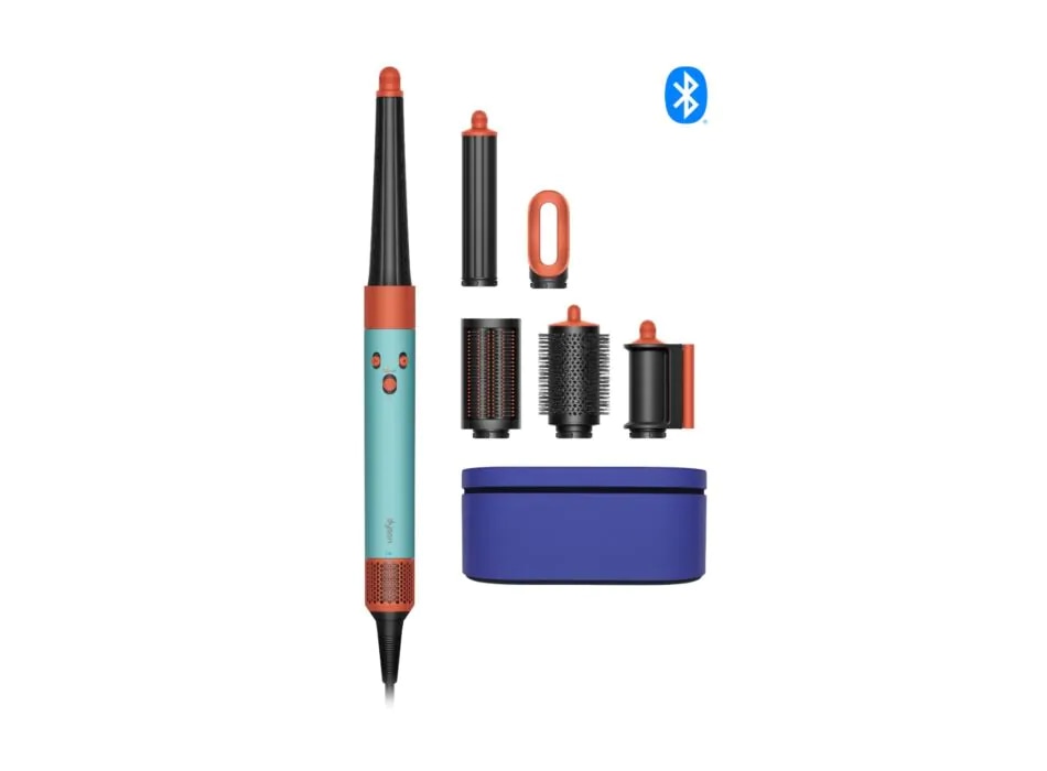 Oblikovalec las Dyson Airwrap i.d.™ Straight+Wavy (Red Velvet/Gold) - Akcija v trgovini Harvey Norman