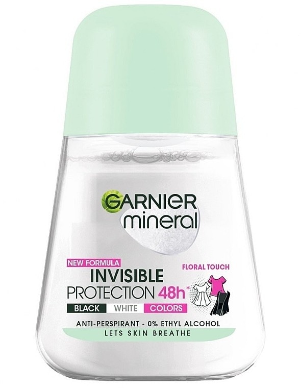 Garnier Mineral Invisible Protection Floral Touch antiperspirant s kroglico 50 ml Akcija v trgovini Dm