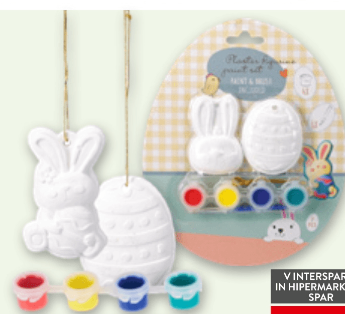 Ustvarjalni set s figurami - Akcija v trgovini Spar