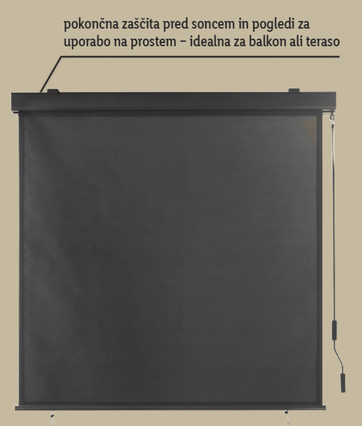 LIVARNO Pokončna markiza - Akcija v trgovini Lidl