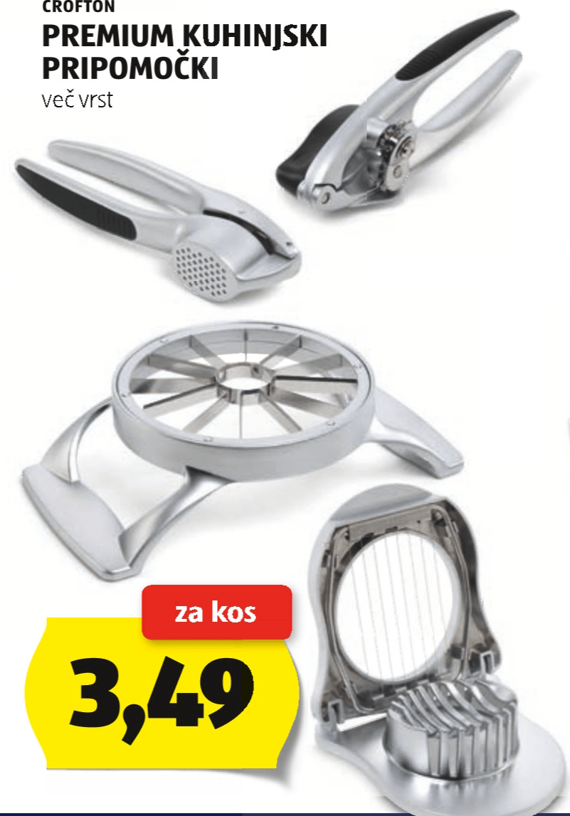 Premium kuhinjski pripomočki CROFTON - Akcija v trgovini Hofer