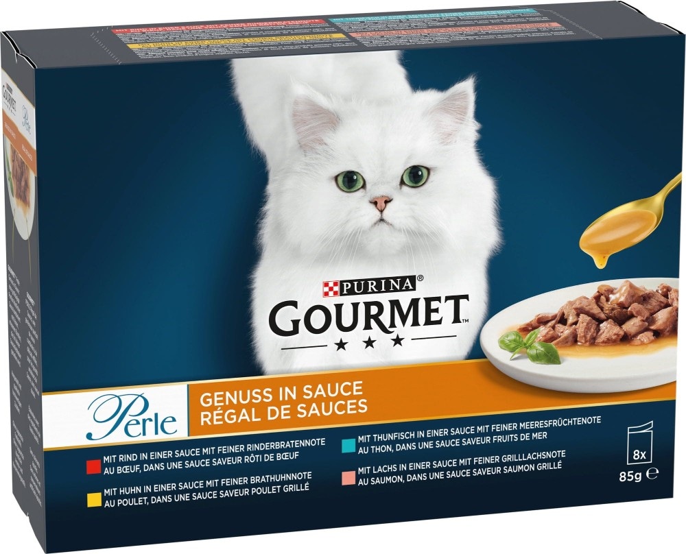Hrana za mačke Gourmet Perle 4 x 85 g - Akcija v trgovini Jager