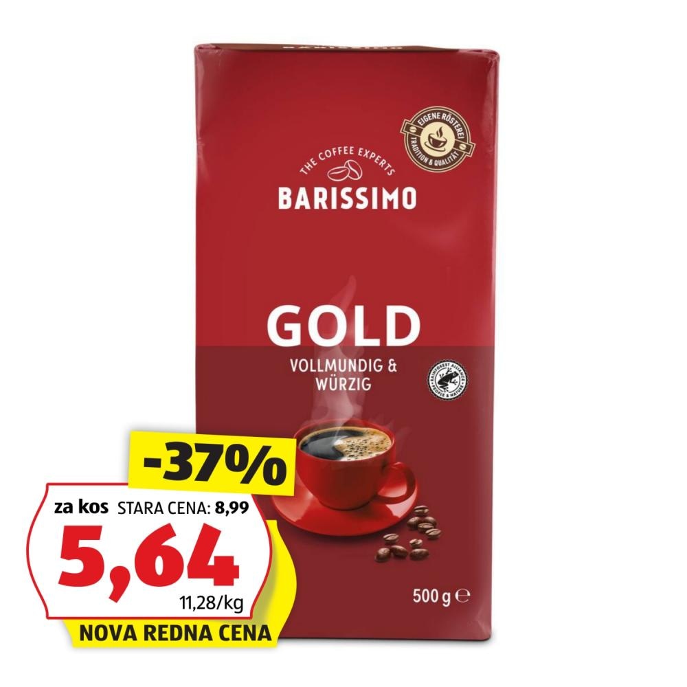 Barissimo Kava Gold 500 g - Akcija v trgovini Hofer