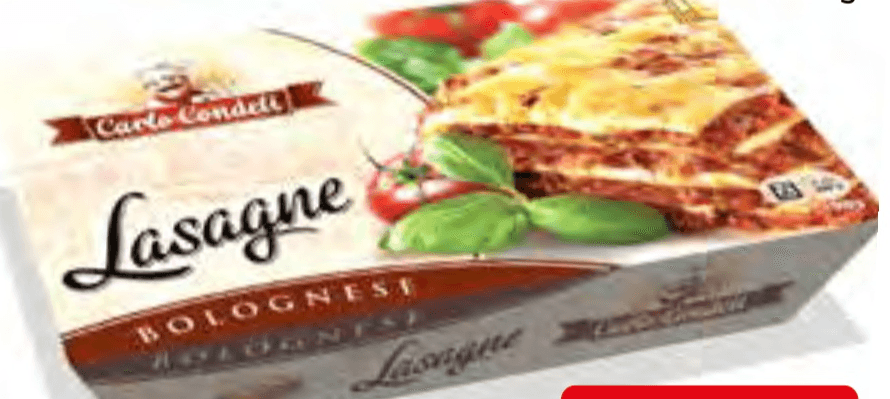 Lazanja Carlo Condeli 1 kg - Akcija v trgovini Jager