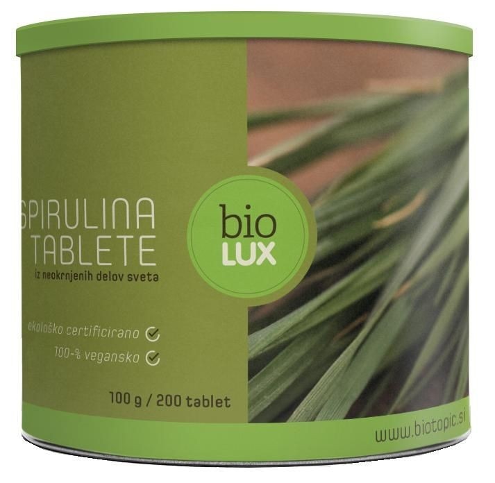 bioLUX Spirulina Bio 100 g Akcija v trgovini Tuš