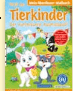 Pobarvanka Tierkinder - Akcija v trgovini Mueller