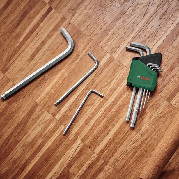 Bosch Set šestrobih ključev 9-delni - Akcija v trgovini Merkur