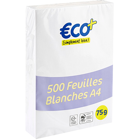 Fotokopirni papir Eco+ 500 listov - Akcija v trgovini E.Leclerc