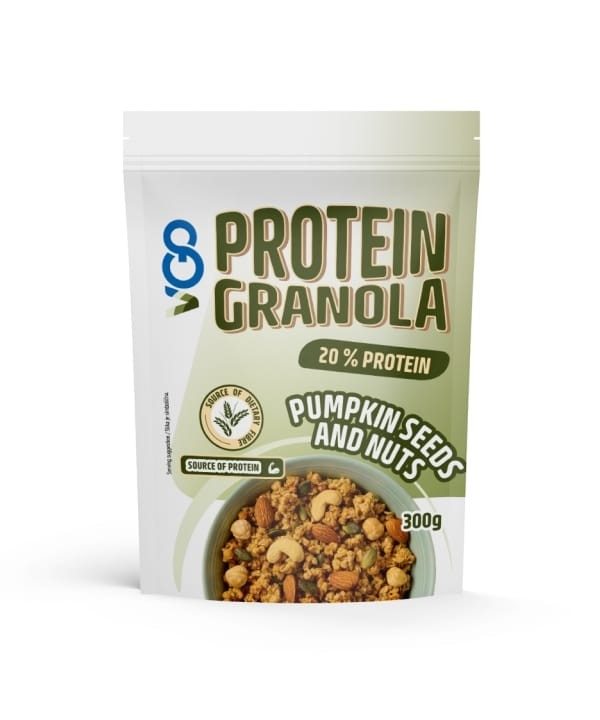Proteinska granola VGO 300 g Akcija v trgovini Mercator