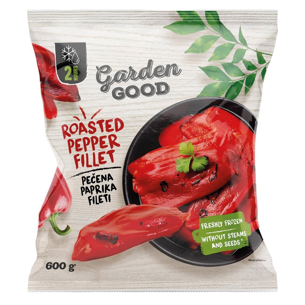Pečena paprika file Garden Good 600 g - Akcija v trgovini Mercator