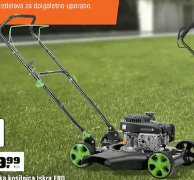 Bencinska kosilnica Iskra ERO - Akcija v trgovini Obi