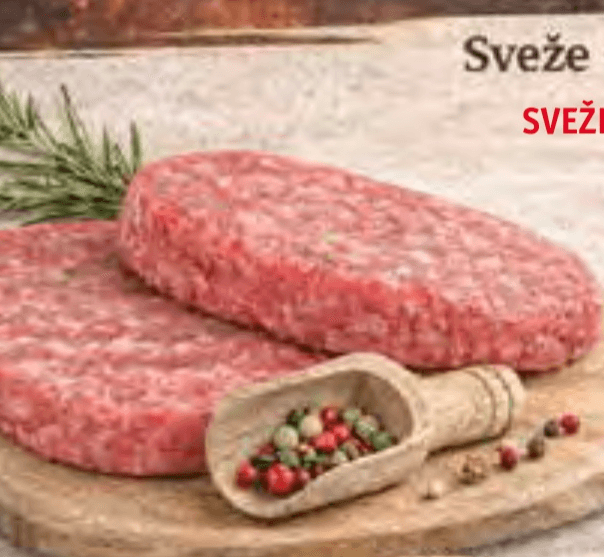 Sveže pleskavice 1 kg - Akcija v trgovini Jager