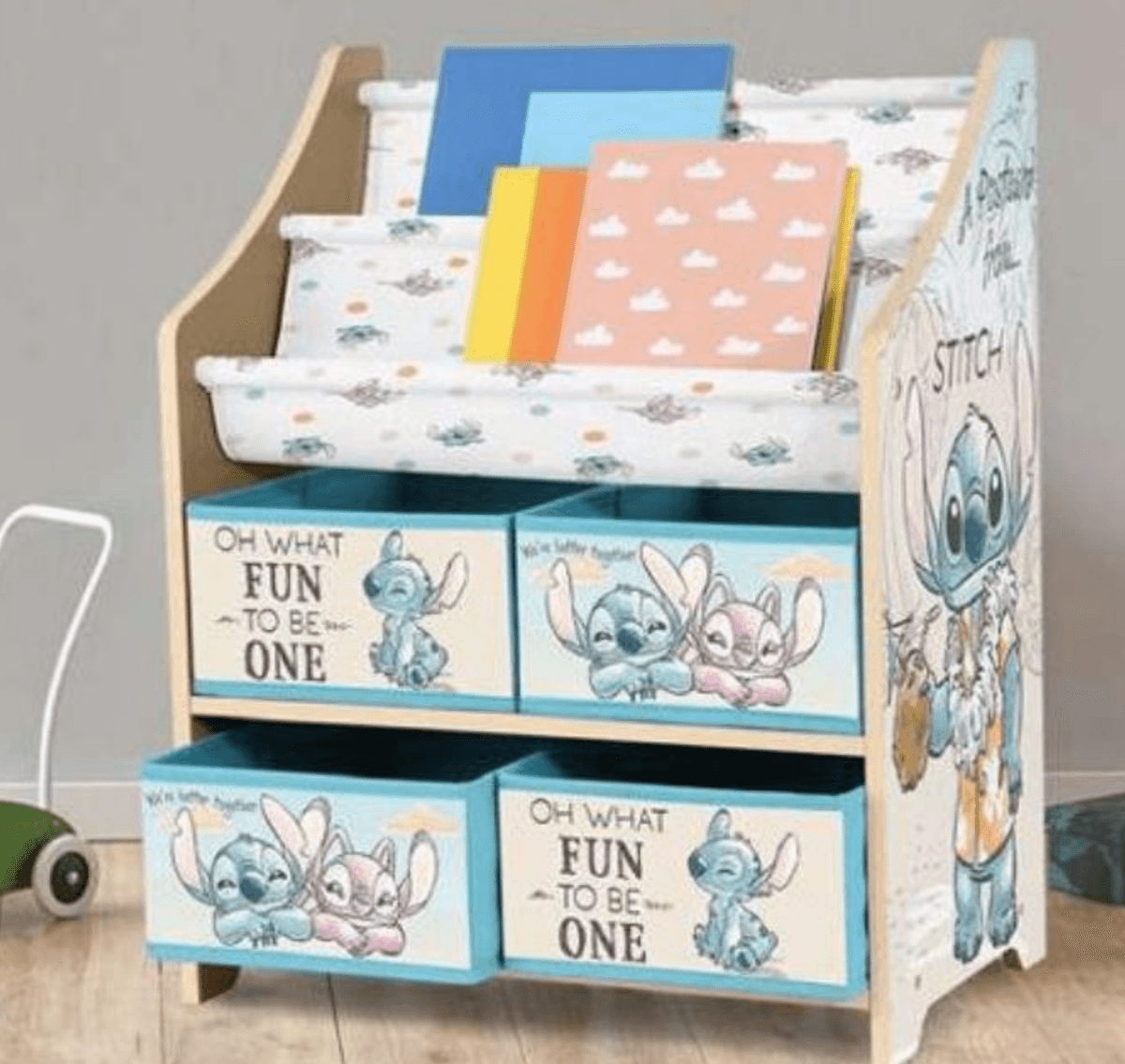 Otroški poličnik za knjige in igrače - Akcija v trgovini Eurospin